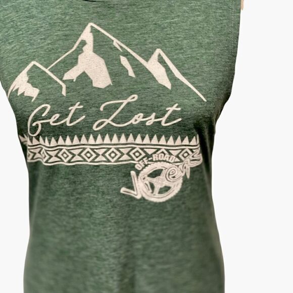 Off Road Vixens Green Get Lost Tank Top - Picture 2 of 6